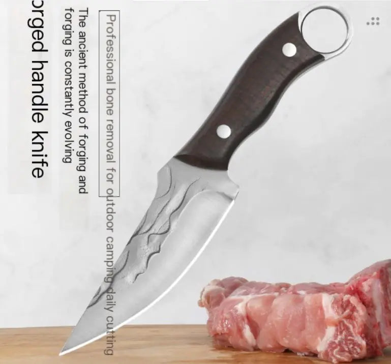 Forged Stainless Steel Meat Cleaver with Handle