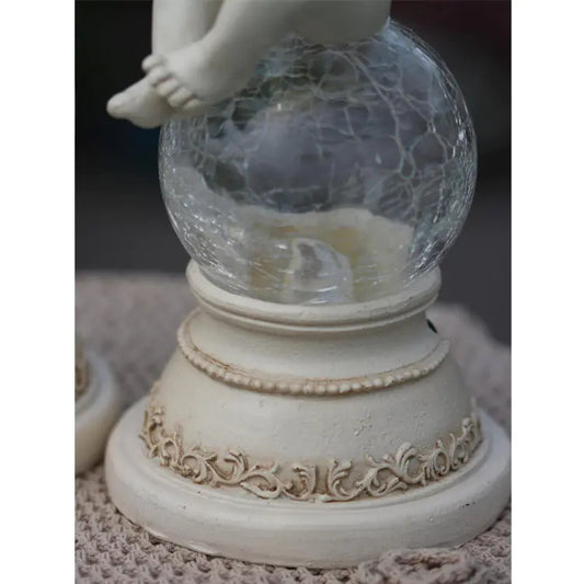 Fashionable Angel Solar Garden Decoration Resin Light
