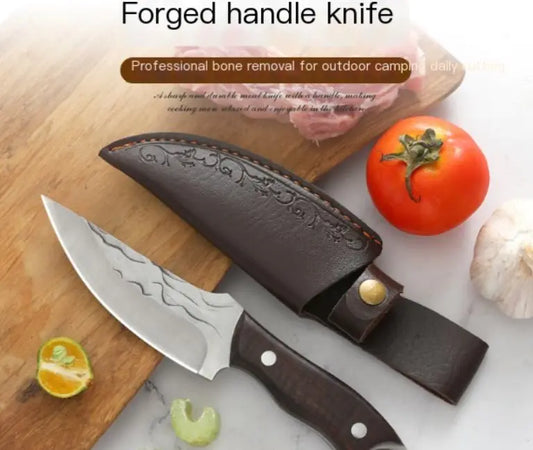 Forged Stainless Steel Meat Cleaver with Handle