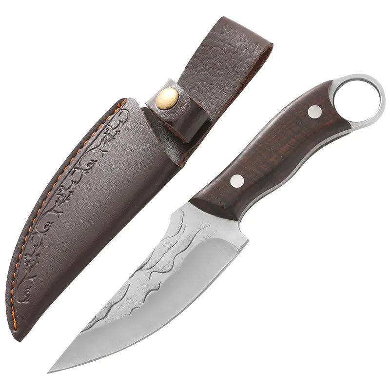 Forged Stainless Steel Meat Cleaver with Handle